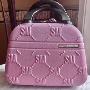 Steve Madden Embossed Mini Bag in Pink and Black